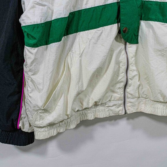 Prince Crest Color Block Windbreaker Zip Jacket Large VTG 90s Tennis Sports - Picture 4 of 10
